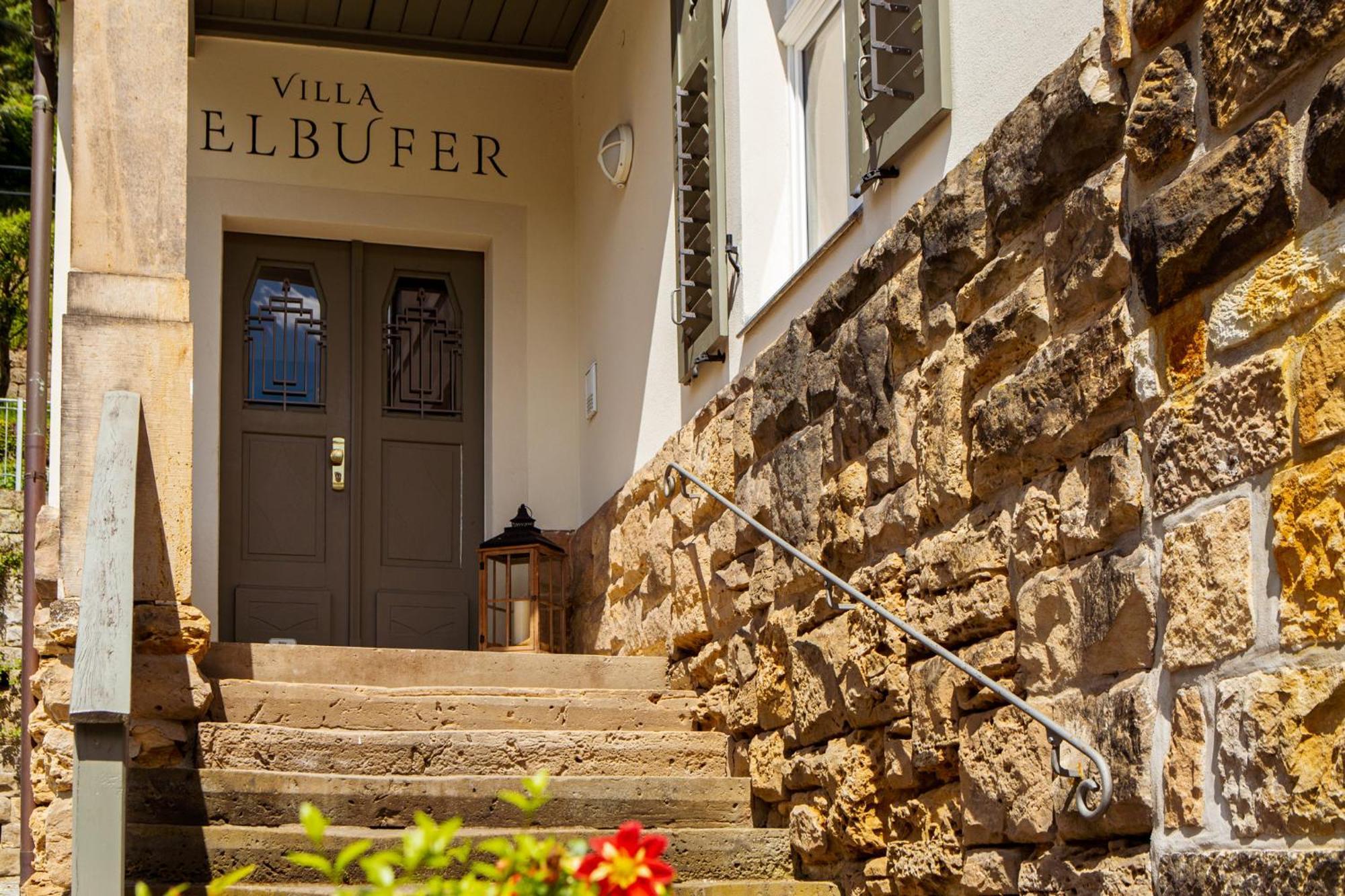 Villa Elbufer Bad Schandau Bagian luar foto