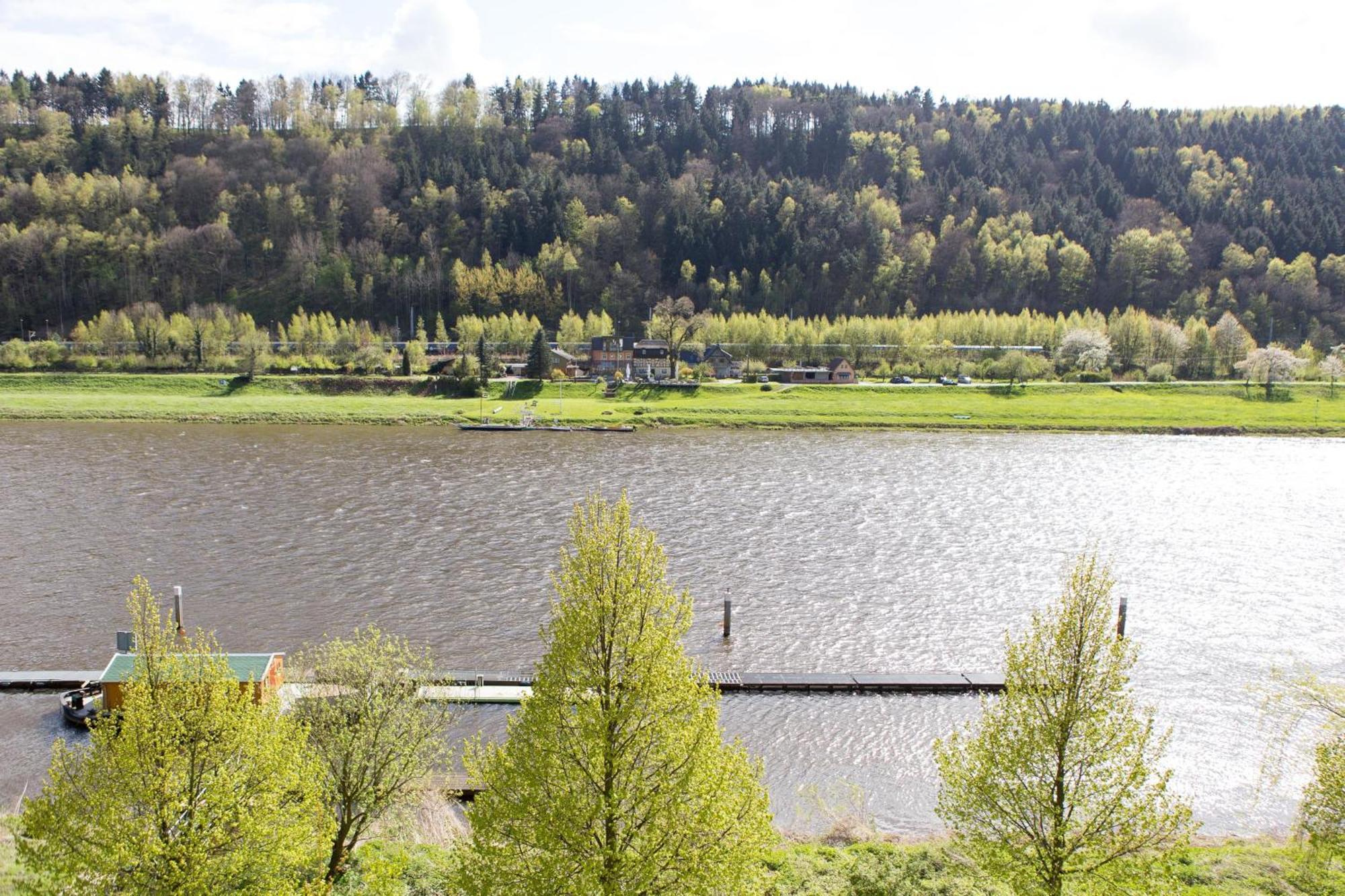 Villa Elbufer Bad Schandau Bagian luar foto